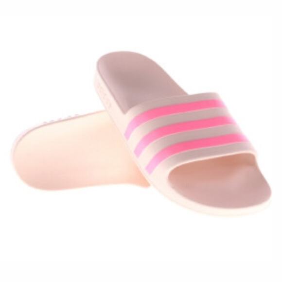 adidas ADILETTE AQUA WONQUA/BEAMPK/WONQUA Sz7 slides - Picture 1 of 13